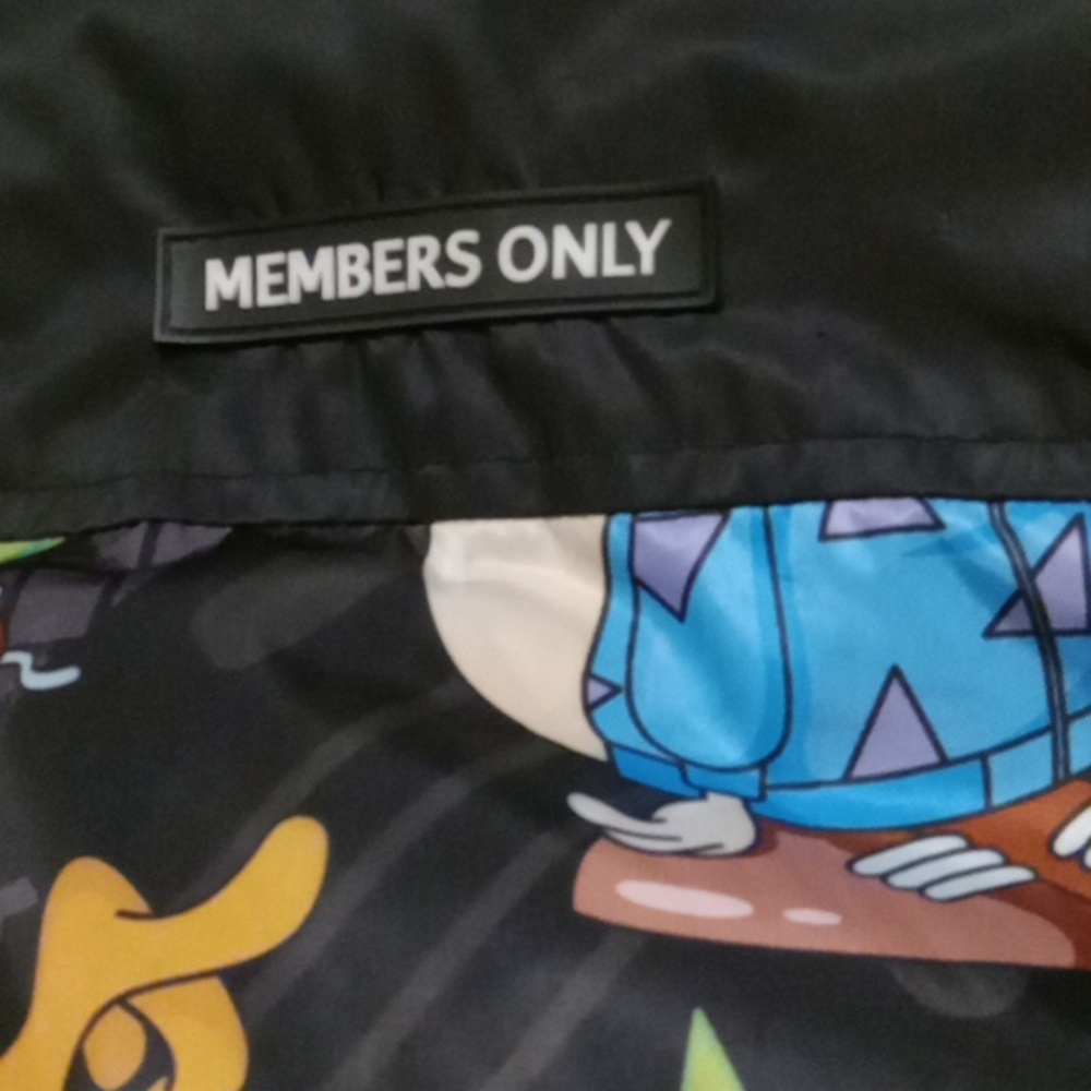 Members Only Multicolor Graphic Puffer Jacket - Picture 6 of 8